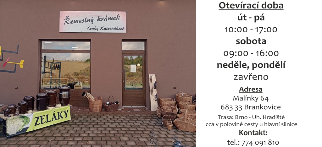 krámek na web pondělí zavřeno